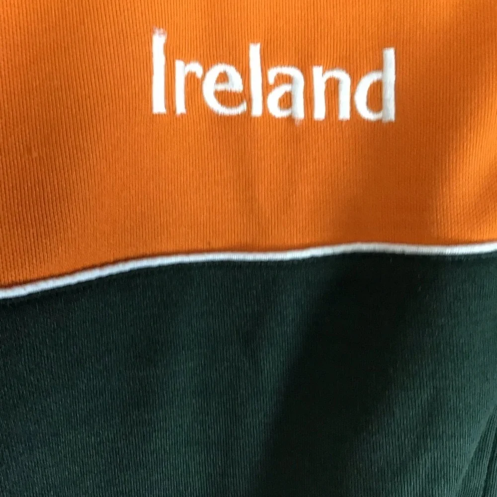 Ace Brand Ireland Green and Orange Track Jacket Size Large.